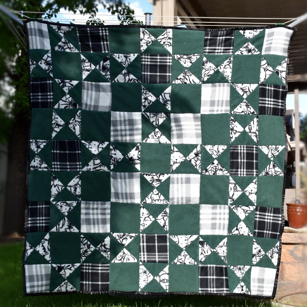 Quilted Fleece Throw